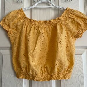 Yellow summer tops - women’s size 4